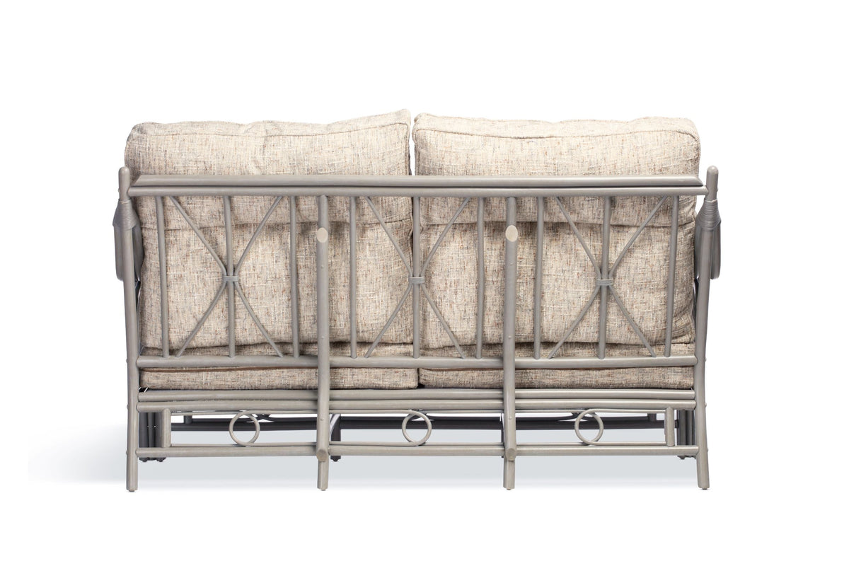 Madrid Grey Wash Cane 3 Seater Sofa
