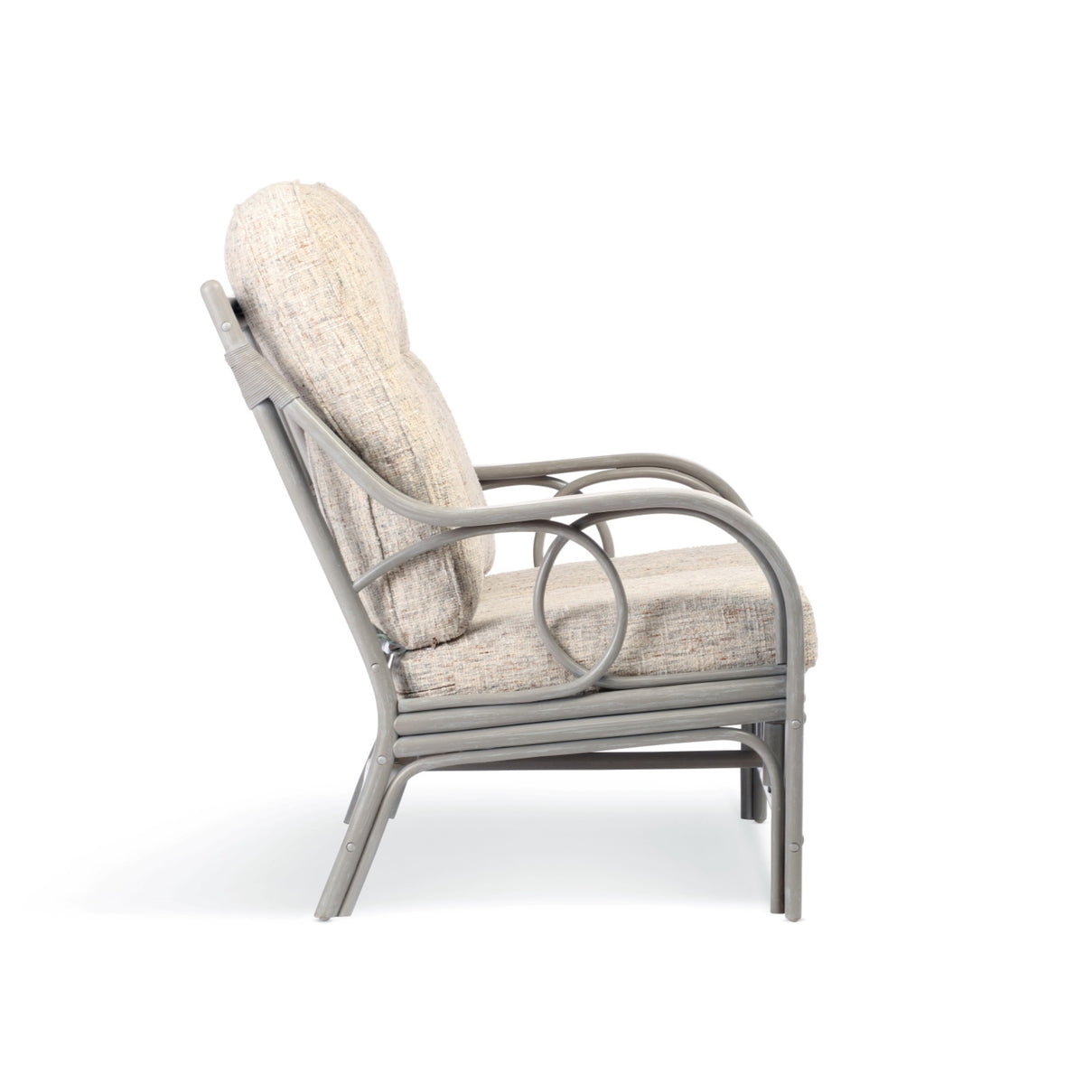 Madrid Grey Wash Cane 2 Seater Sofa