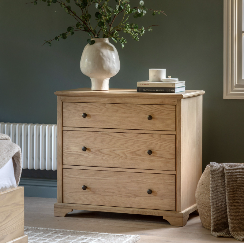 Malito Natural 3 Drawer Chest