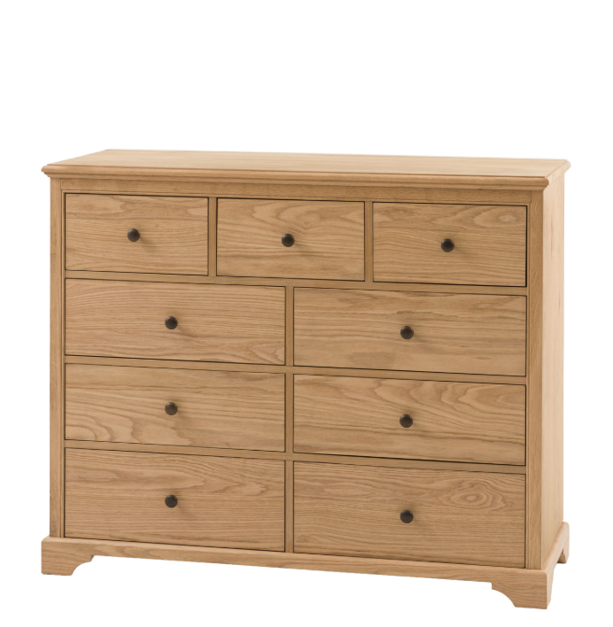 Malito Natural 9 Drawer Chest