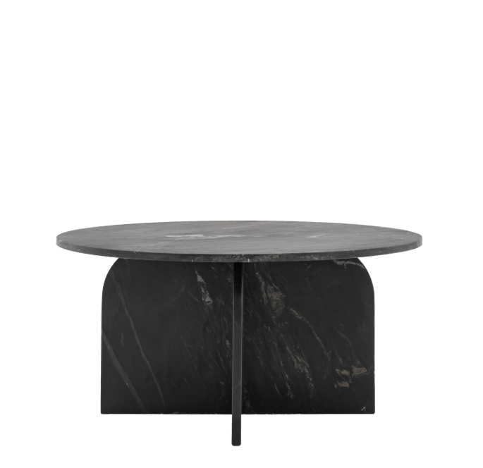 Antalya Marble Coffee Table - Black