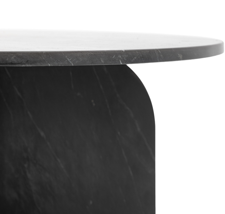 Antalya Marble Coffee Table - Black