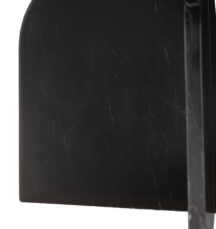 Antalya Marble Coffee Table - Black