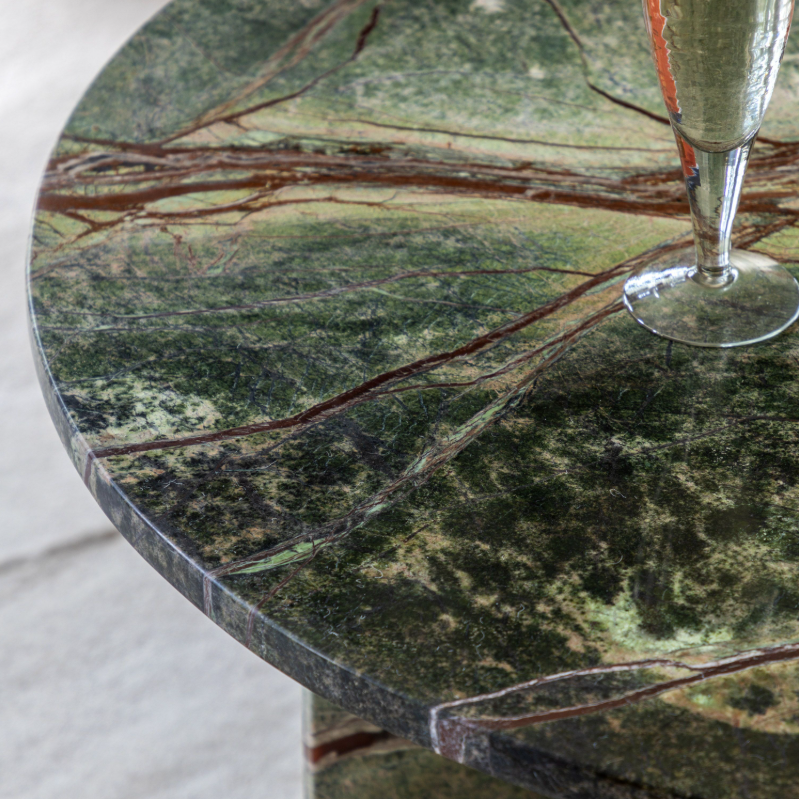 Antalya Marble Coffee Table - Green