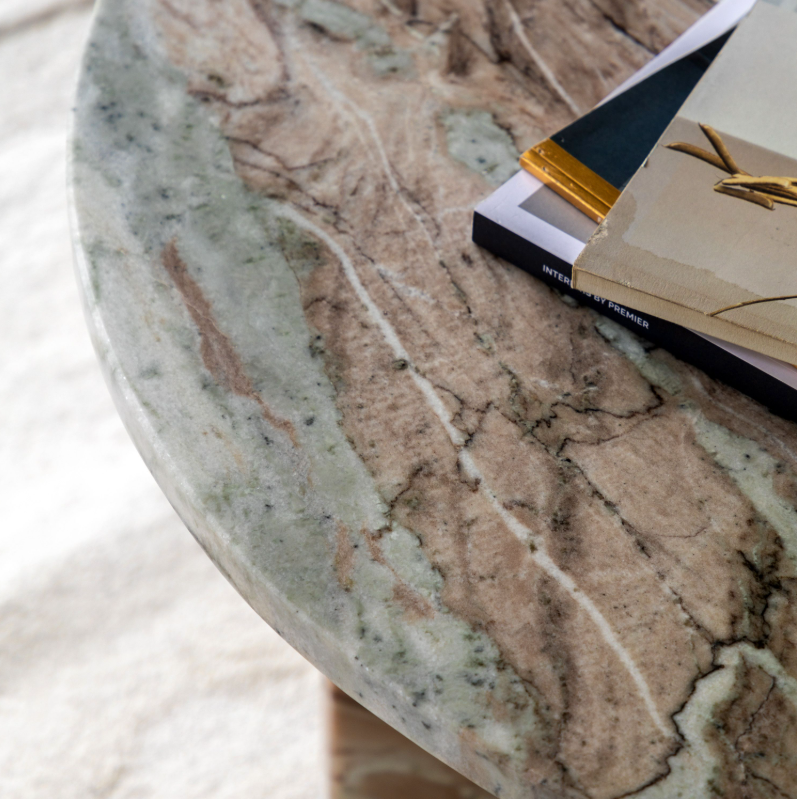 Antalya Marble Coffee Table - Natural