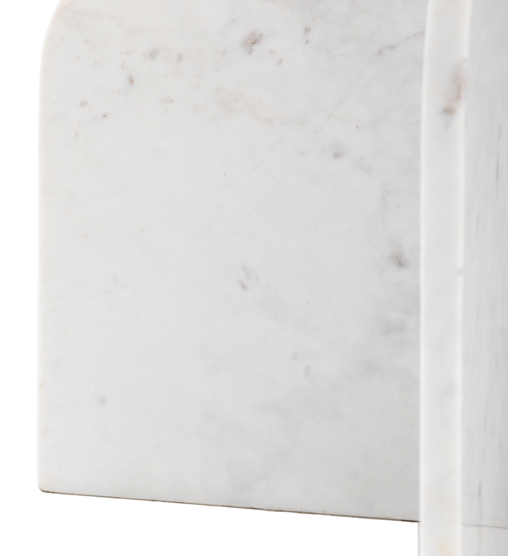 Antalya Marble Coffee Table - White