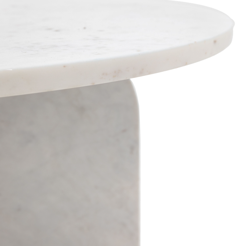 Antalya Marble Coffee Table - White