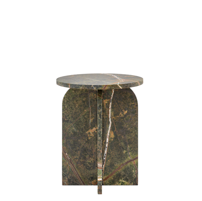 Antalya Marble Side Table - Green