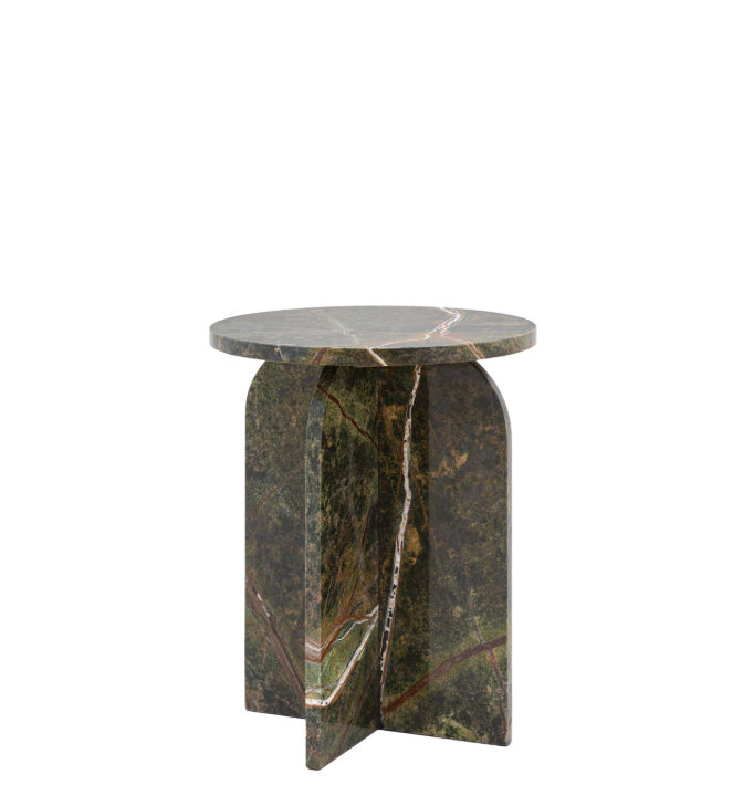 Antalya Marble Side Table - Green