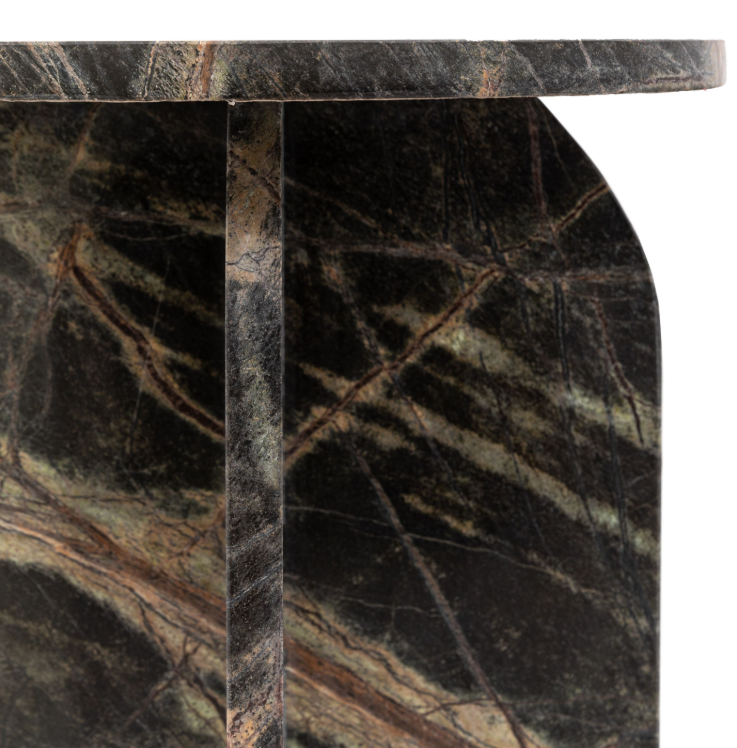 Antalya Marble Side Table - Green