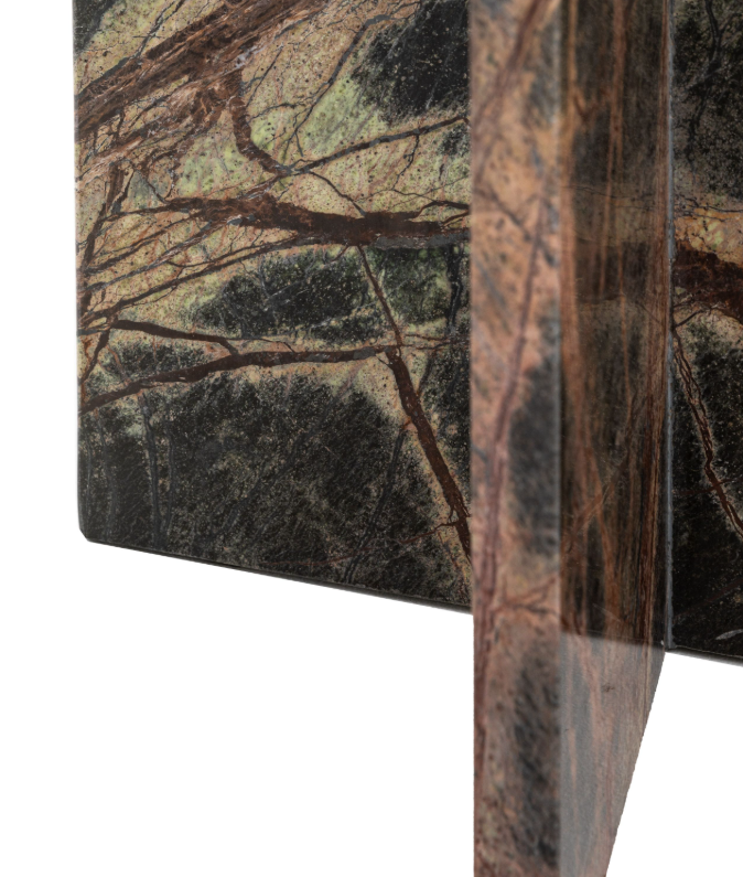 Antalya Marble Side Table - Green