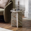 Antalya Marble Side Table - Natural