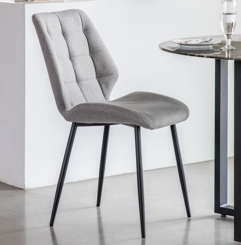 Marlow Grey Fabric Dining Chair (set of 2)