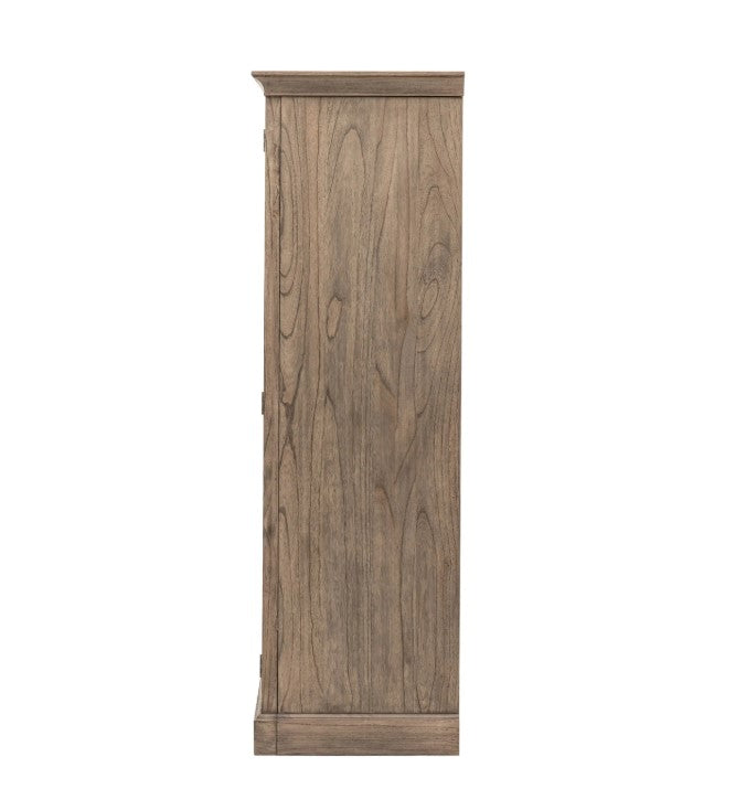 Martinique 2 Mirror Door Wardrobe - Natural