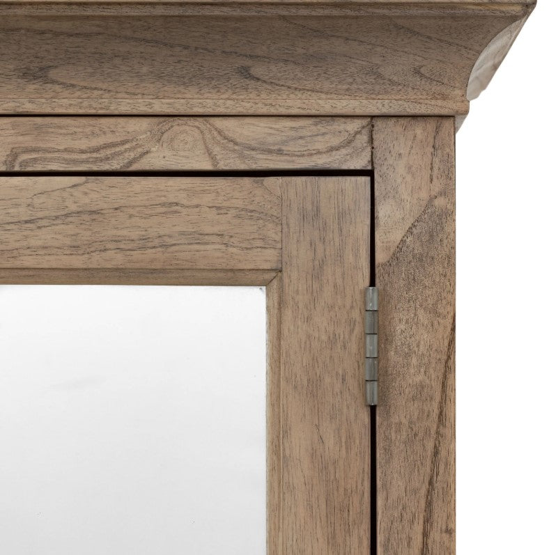 Martinique 2 Mirror Door Wardrobe - Natural