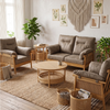 Mindi Light Oak 2-Seater 3pc Suite