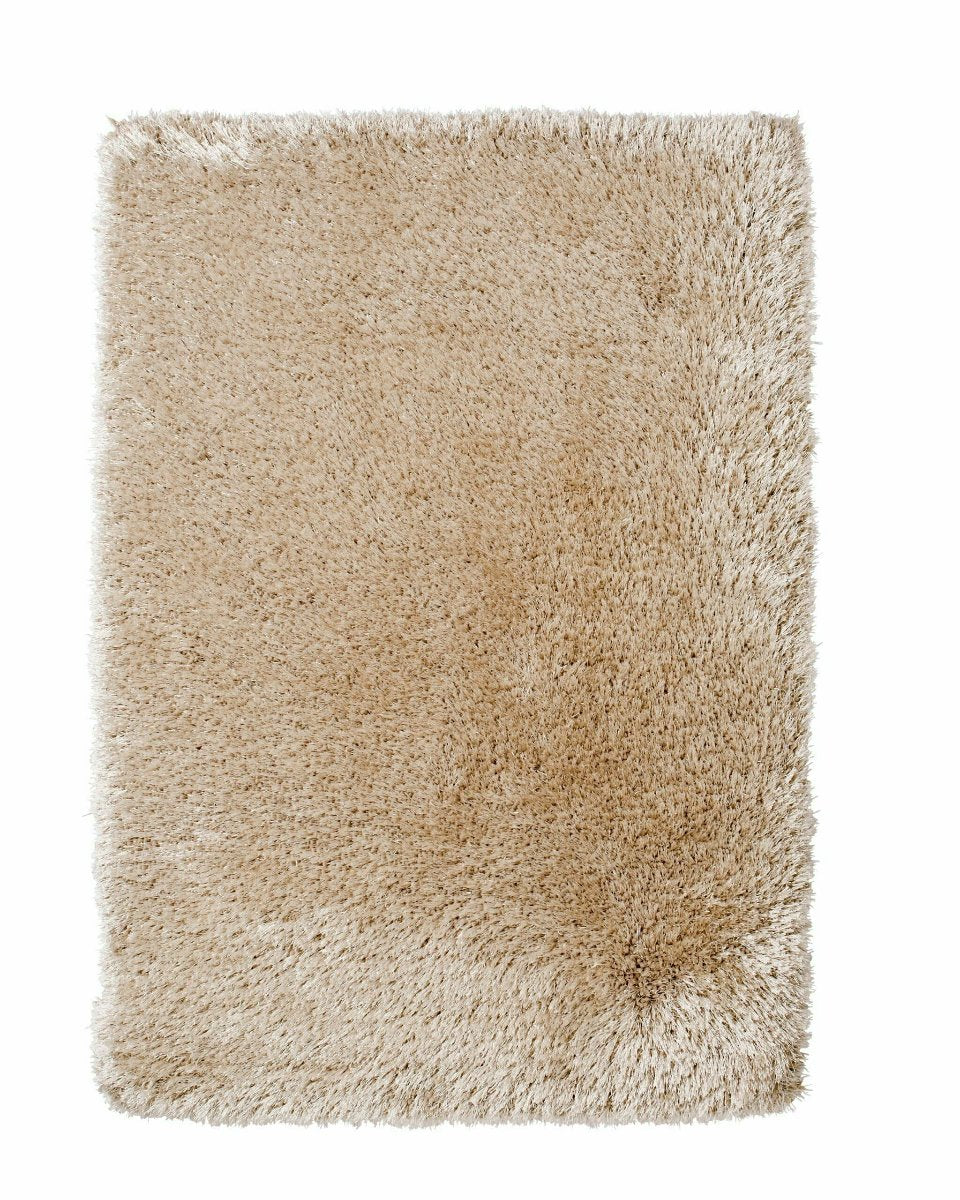 montana shaggy rug in beige 4 sizes available