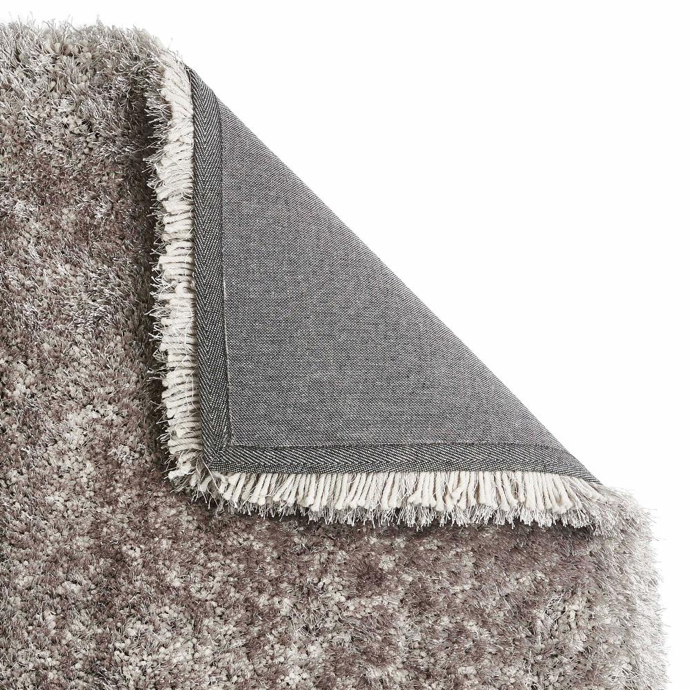 montana shaggy rug in silver 4 sizes available