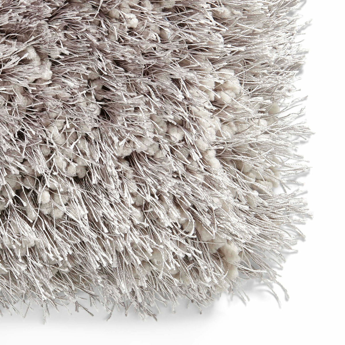 montana shaggy rug in silver 4 sizes available