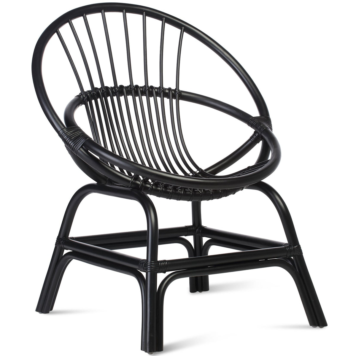 Black Moon Rattan Chair
