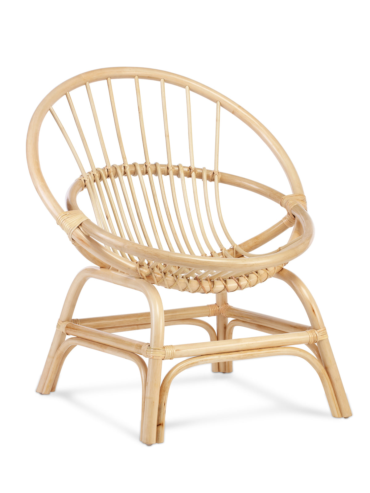 Natural Moon Rattan Chair