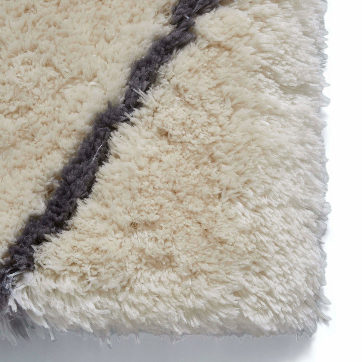 morocco shaggy rug in ivory and grey 3 sizes available