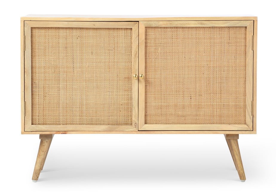 Natural rattan sideboard