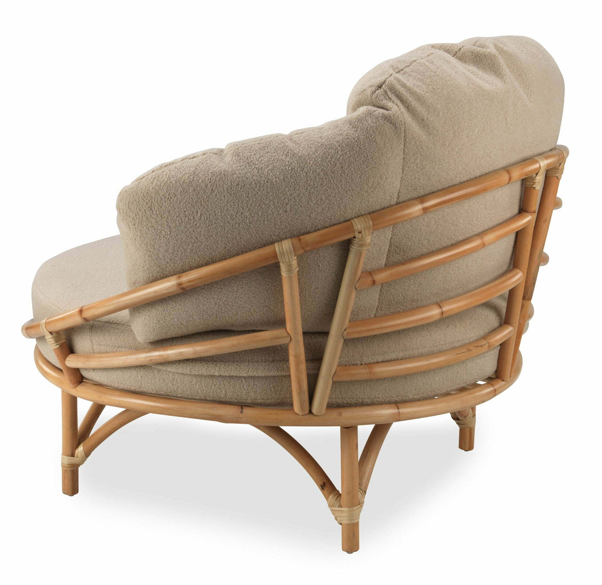 snug natural chair in latte