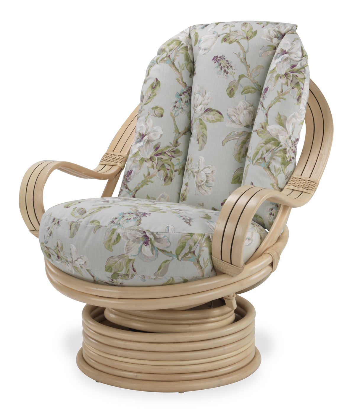 Vale Natural Wash Laminated Swivel Rocker Chair