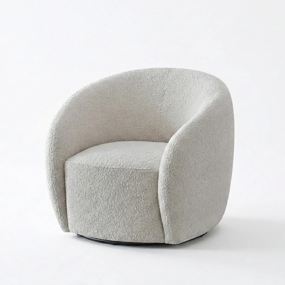 Nerida Boucle Accent Chair - Latte