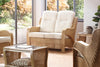 Opera Light Oak Cane 2 Seater Sofa