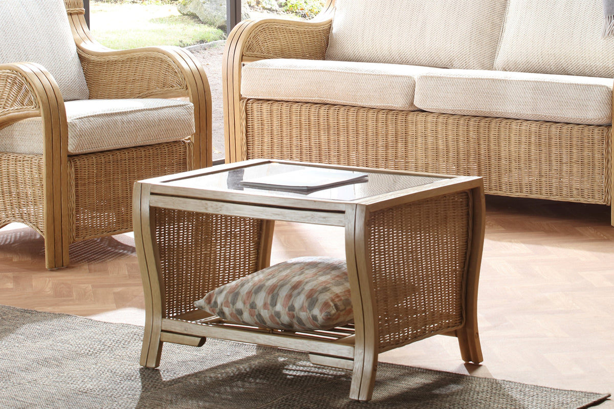 Opera Light Oak Cane Coffee Table