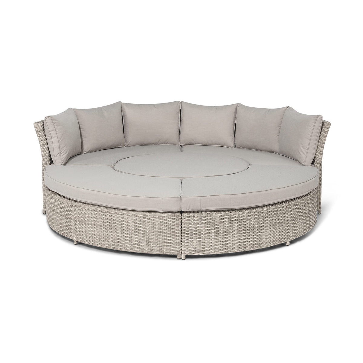 grasmere outdoor rattan entertainment & daybed suite with adjustable table