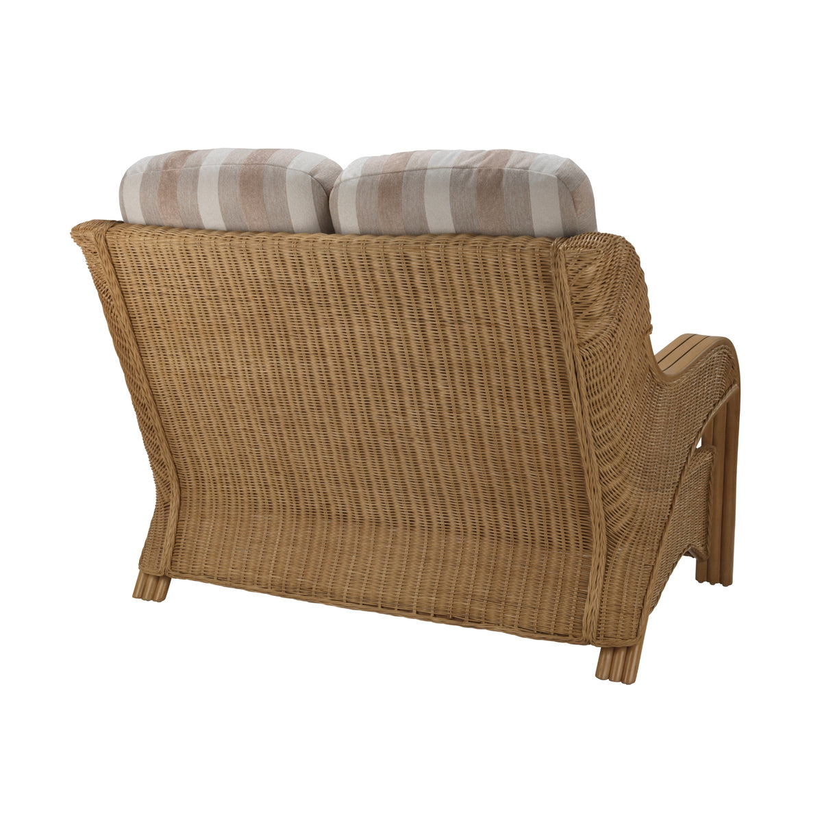 Opera Light Oak 2 Seater 3pc Suite in Duke Beige Stripe