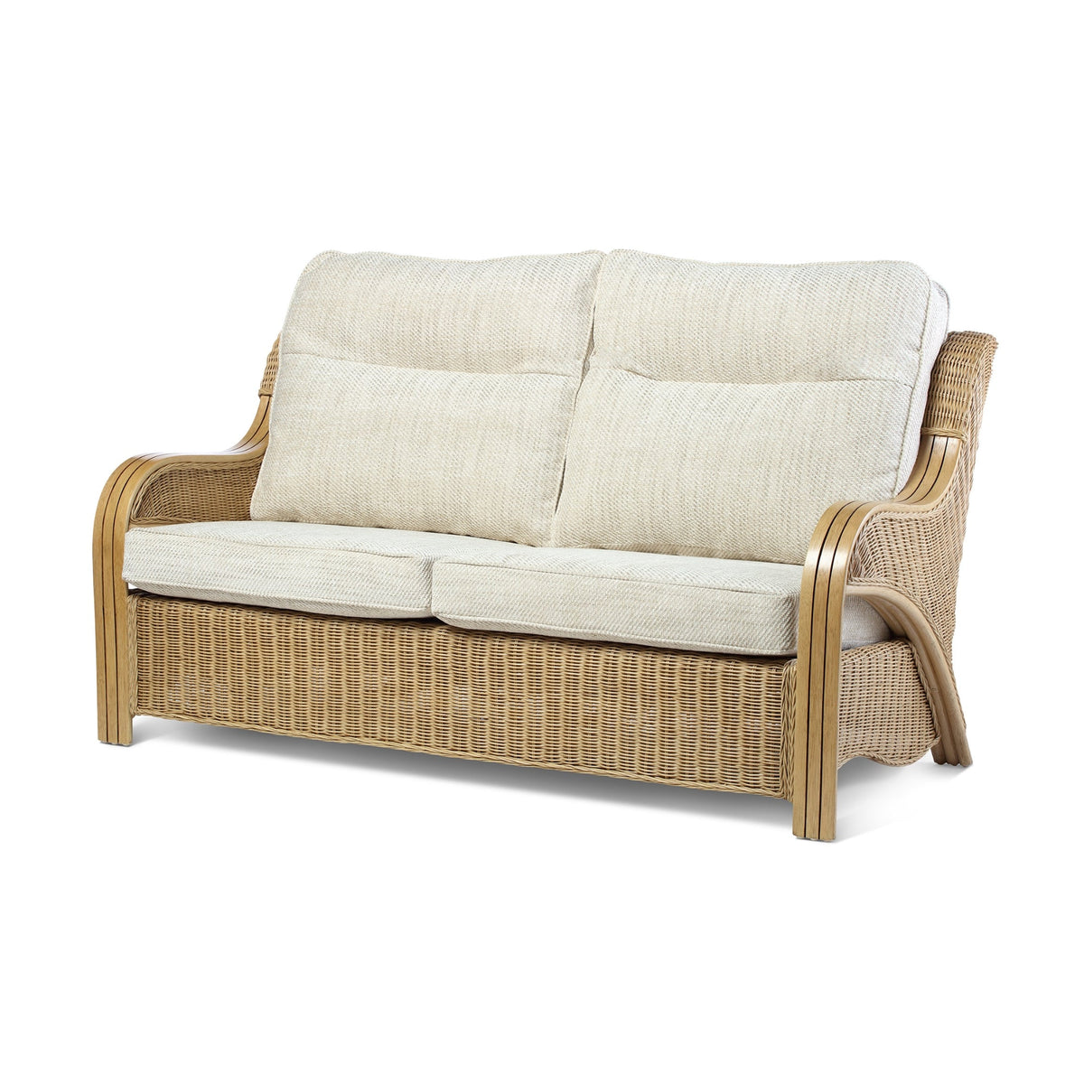 Opera Light Oak Cane 3 Seater Sofa