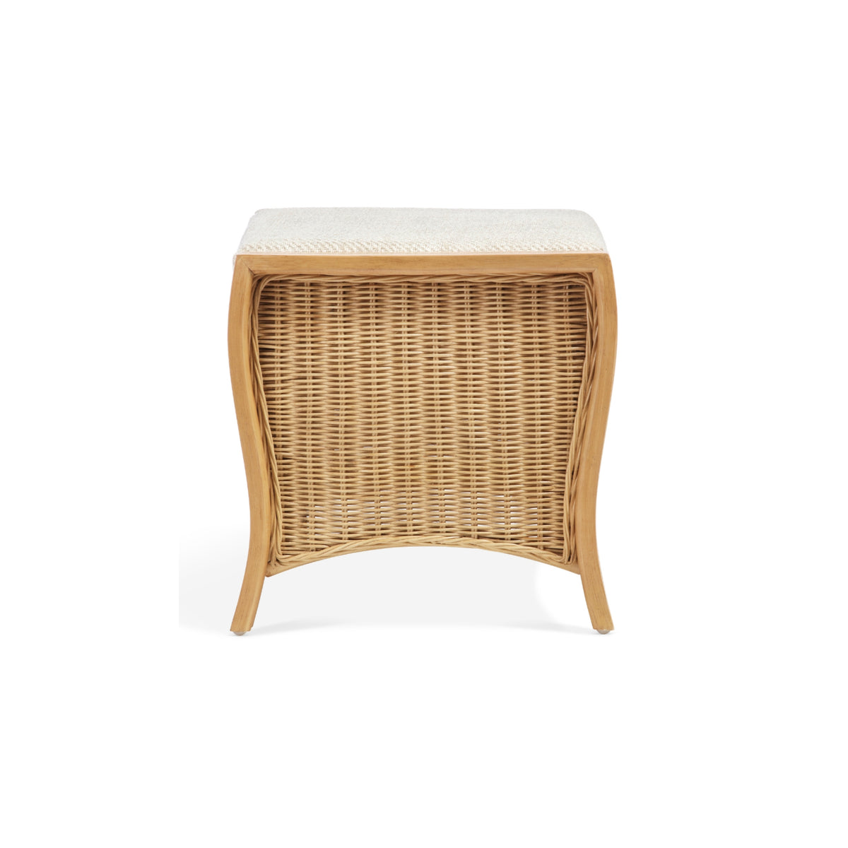 Opera Light Oak Cane Footstool