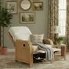 Opera Light Oak Reclining Armchair