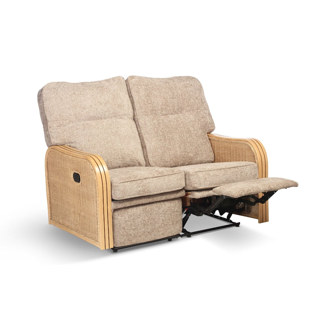 paris light oak reclining 3 seater sofa