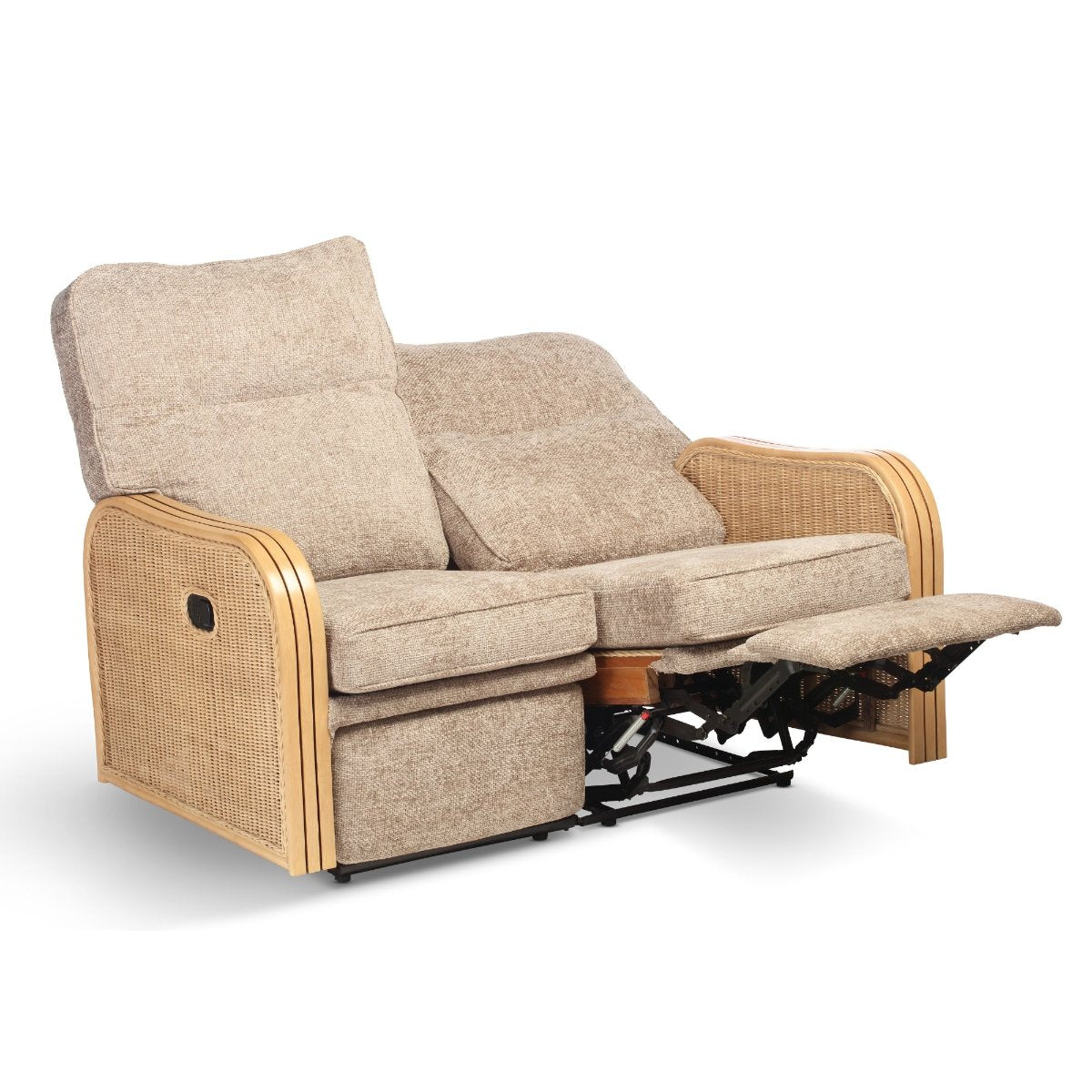 paris light oak reclining 3 seater sofa