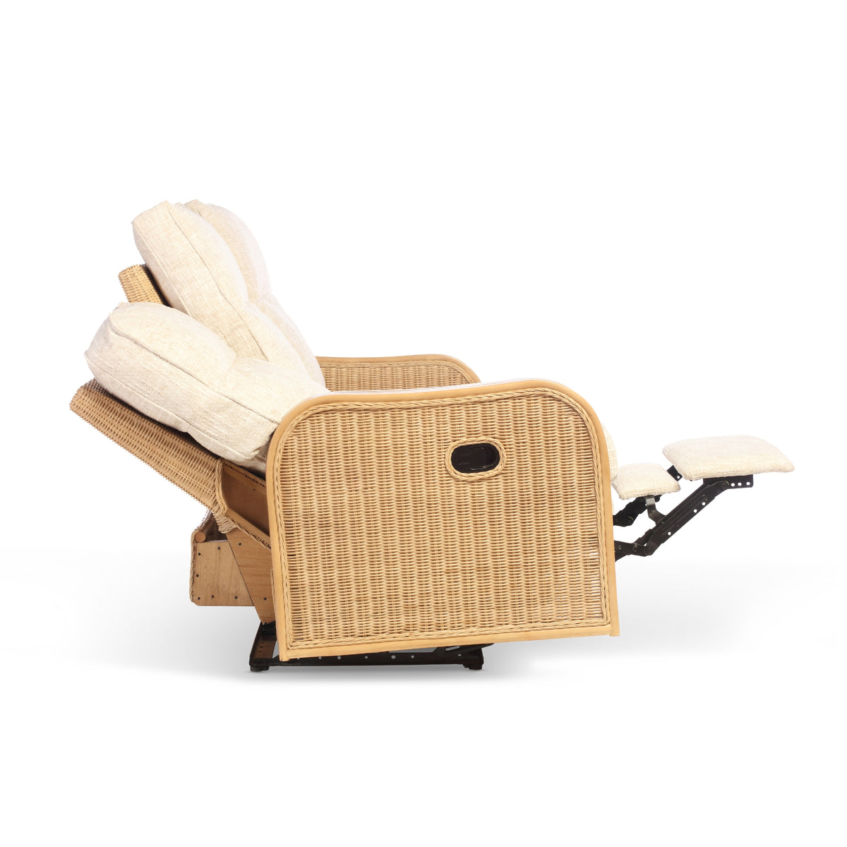 Paris Light Oak Reclining 3 Seater Sofa