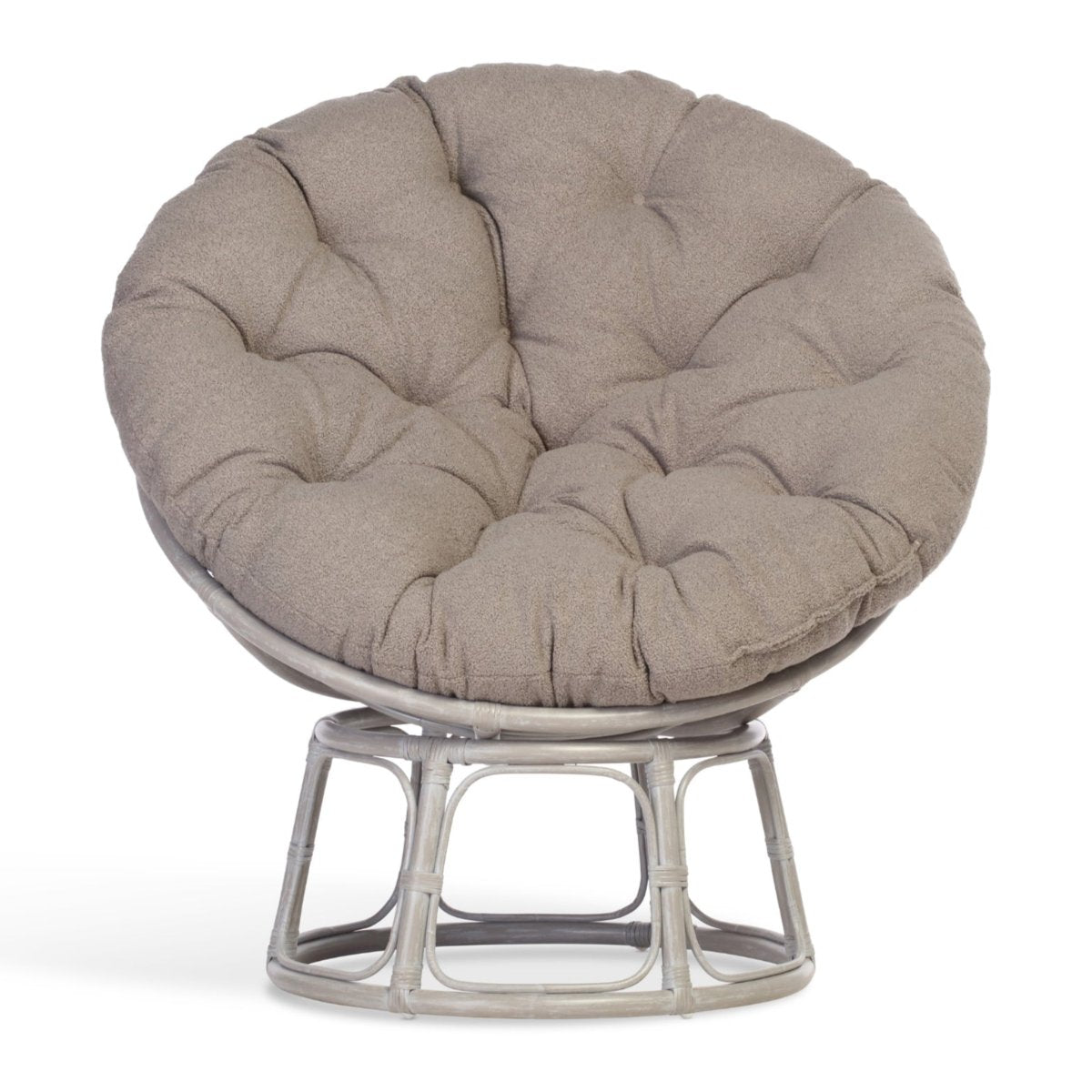 papasan grey chair in slate