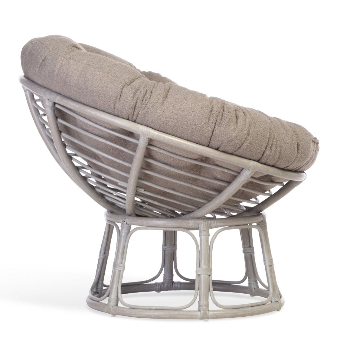 papasan grey chair in slate