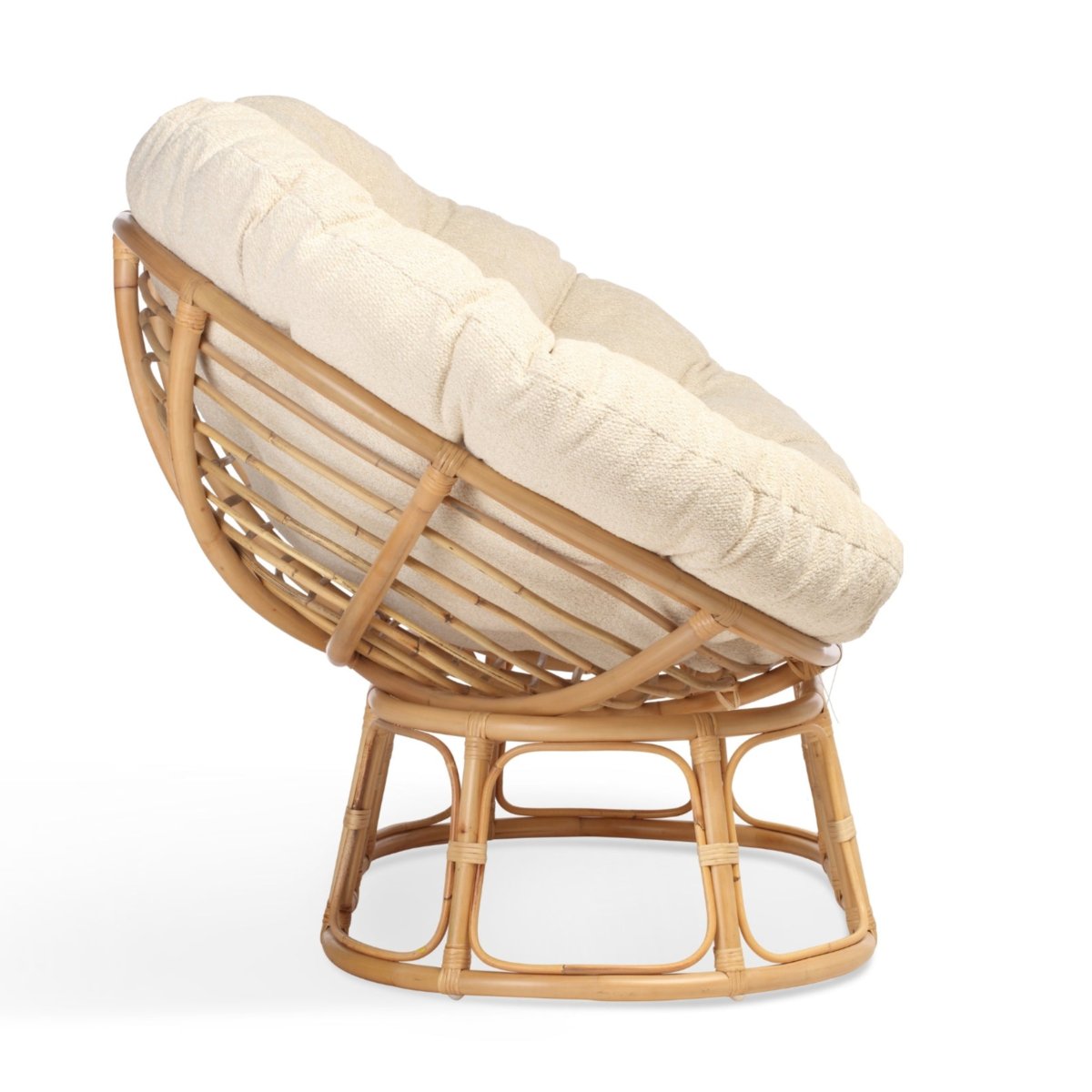 papasan natural sofa in cloud