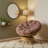 Papasan Swivel Rocking Chair Bubblegum Cushion