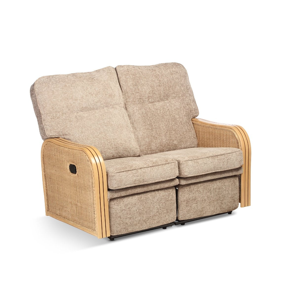 paris light oak reclining 3 seater sofa