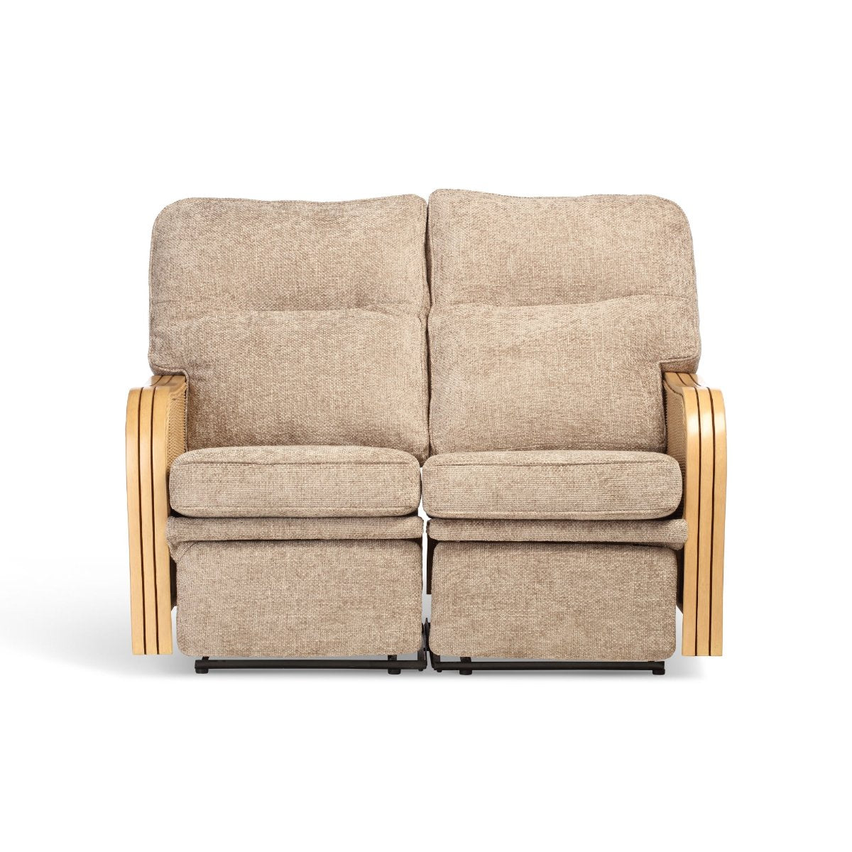 paris light oak reclining 3 seater sofa