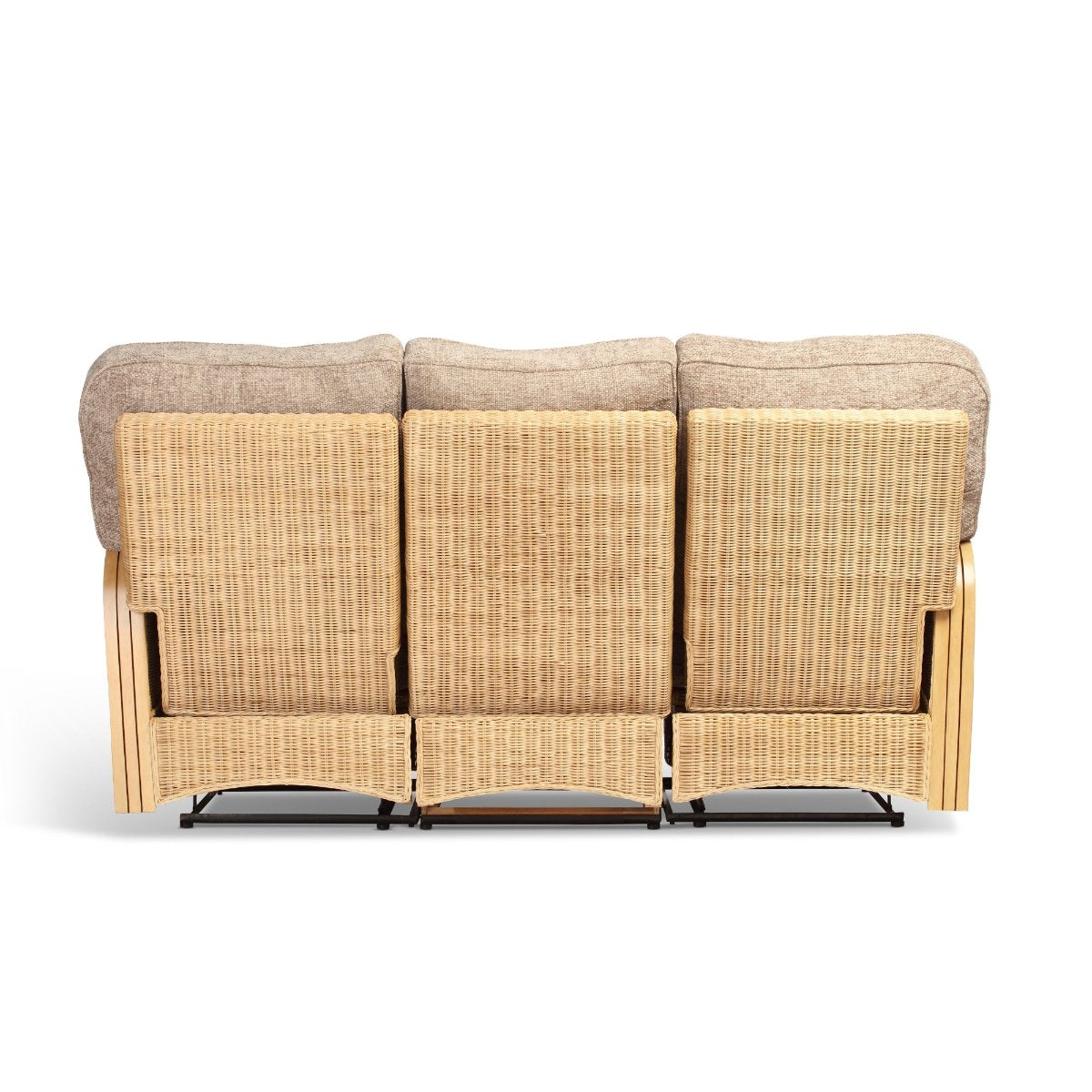 paris light oak reclining 3 seater sofa