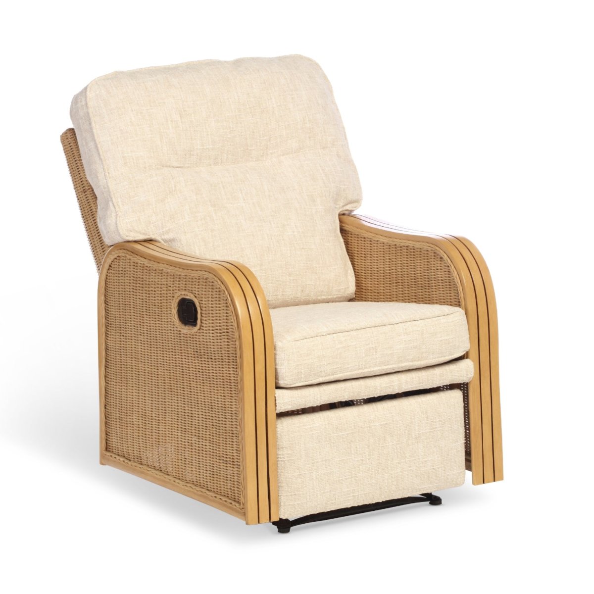 paris light oak reclining 2 seater suite