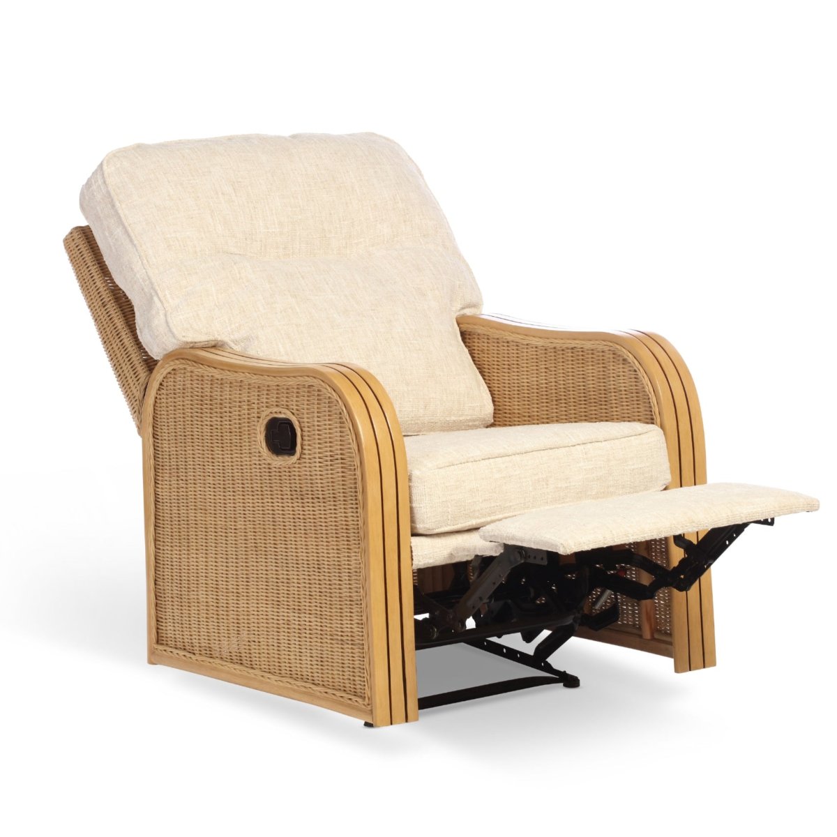 paris light oak reclining 2 seater suite