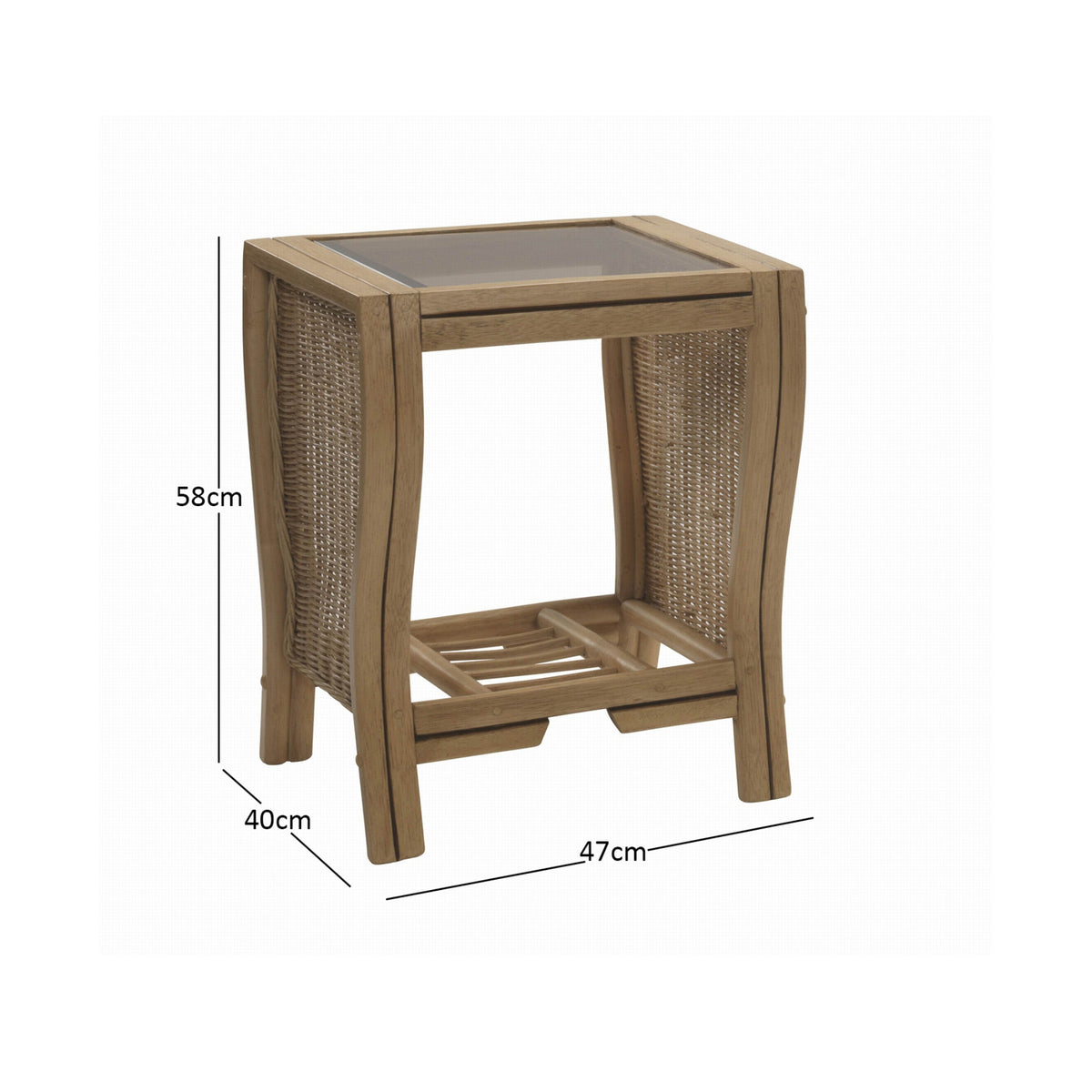 Desser Paris Oak Lamp Table